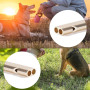 Jiavlyx 4 Pièces Sifflet de Survie, Sifflet Haute Décibel, avec Porte-clés Sifflet De Survie, Double Tubes Métal Sifflet Secours