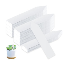 GIDWRIY 300 Pièces Etiquettes Plantes Plastique 10 X 2 CM