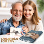 Plaid Couverture Polaire - Cadeau pour Papy