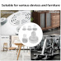 Lot de 50 amortisseurs en caoutchouc transparent pour meubles - Anti-collision - Pour tables en verre, tiroirs, tables, meubles 