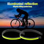 CHDZSW Pince à Pantalon Réfléchissante Vélo Pinces à Pantalon Universelles pour Cyclistes Protection Pantalon Vélo Pince de Vélo