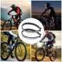 CHDZSW Pince à pantalon réfléchissante pour vélo, pinces universelles pour cyclistes, protection de pantalon de vélo, pince de v