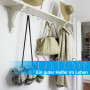 HATANSE 150 Pièce Crochets à Visser Inox 9 Tailles Crochet Lustre Plafond Crochets à Vis en Métal Screw in Hooks pour Lampes Clé