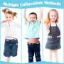 RUIJIE 4 Pièces Ceinture élastiques Sans Boucle Enfant Réglable Ceinture Extensibles Invisibles Ajustable Ceintures 35-90cm Cein