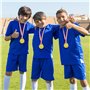 3 Pièces Médailles pour Enfants, Médaille en Métal doré, Médailles pour Journée Sportive avec Collier en Ruban pour Prix de Jour