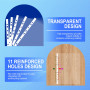 Universel Pochette Transparente 80 My
