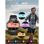 Rmana Montre Connectée Homme, Smartwatch avec GPS intégré Appels Bluetooth et Écran HD 1.39", 3ATM Étanche et Batterie 530mAh, M