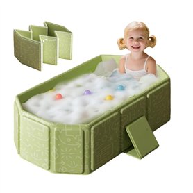 WRQIOO Grande baignoire pliable pour enfants
