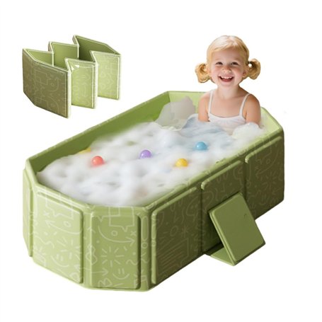 WRQIOO Grande baignoire pliable pour enfants