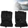 HAOMEEDUO Gants Tactique Militaire Demi Doigt en Cuir - Pour Moto, Tir, Cyclisme, VTT, Scooter - Anti-dérapant - Été - Randonnée