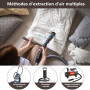 Sacs sous vide pour vêtements - 6 pièces (L/M/S) - Gain de place - Hermétiques avec double fermeture éclair - Idéal pour les vêt