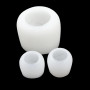 N-D Bougie Moule Bougie Moule Silicone Moules 3D Rose Fleur Moule - 3 Pcs Fleurs Silicone Savon Moule DIY Bougies Moule Manuel S