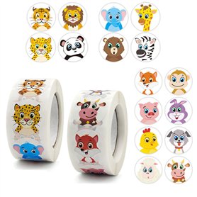 MoK 2 Rouleaux Gommette Animaux