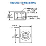 BOJACK Fusible de borne 50A Fusible de batterie marin (MRBF) 58V DC Max IP66 étanche pour la protection du circuit des automobil