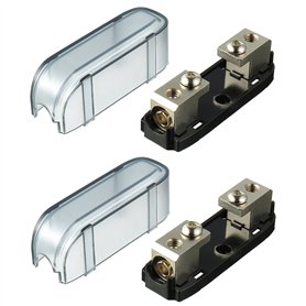 SIGANDG Mini ANL Porte-fusible Midi Porte-fusible Pièces automobiles Porte-fusible en ligne pour l'automobile Marine （ 2 Pcs ）