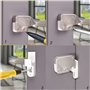 Loqueteaux de Porte Placard à Double Rouleau