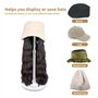 Mannequin Support de tête d'entraînement – 1 support de tête réglable pour Perruques Affichage Style Tête, Pince pour Cosmetolog