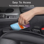 Lot de 2 boîtes de rangement pour siège de voiture, remplissage d'espace pour la plupart des modèles de voitures, accessoires d'