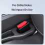 Lot de 2 boîtes de rangement pour siège de voiture, remplissage d'espace pour la plupart des modèles de voitures, accessoires d'