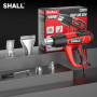 SHALL kit pistolet à air chaud, contrôle de température variable 50℃ - 600℃, avec 5 accessoires, pistolet à air chaud électrique