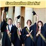 ROMOLY Toque Diplome – Le Chapeau de Diplôme Ultra-Durable pour Les Diplômés, Costume de Remise de Diplôme, 2 pièces