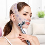 IBMLOMM Rouleau de Massage Visage Roller Visage 3D Anti-âge & Masque de Sommeil Confortable pour Le Visage