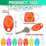 kit de porte-étiquettes en plastique – Lot de Porte-clés multicolores pour l