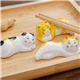 YouXiaor 8PCS Repose-Baguettes,Baguettes en Céramique Support,Porte-Baguettes en Céramique Imprimé à La Main Repos Cuillère Four