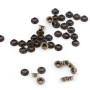 GOTOTOP 100 Sets Oeillets Ronds Couleur Bronze Antique en Métal 4/5/6mm Kit de Grommets Eyelets Outils pour DIY Scrapbooking Sac