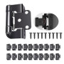 ZALHIN Charnières d'armoire - 10 pack de 5 paires de 1/2 pouces superposés charnières invisible avec Amortisseur Intégré Mécanis