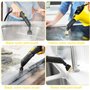 ZALHIN Accessoires pour Nettoyeurs Vapeur (6Pcs) - Brosses Joint pour La Cuisine, Les Meubles, La Salle De Bain, Les Tapis, pour