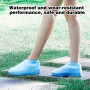 ZALHIN Couvre-Chaussures en Silicone, 3 pièces de Couvre-Chaussures imperméables antidérapantes, Les Jours de Neige, la Plage du
