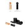 Extrudeuse directe tout métal Artillery Sidewinder X2/Genius Pro avec buse en acier trempé, résistance à des températures supéri