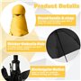 SLTAXAR Mini Parapluie Pliant 8 Cadres de Support Mini Parapluie Parapluie Soleil Anti UV Mini Parapluie Poche Mini Parapluie Ré
