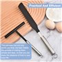 CAREDGO 2 PCS Râteau à Crêpe Etaleur Crepe, Épandeur de Crêpes Râteau à Crêpes Épandeur de Crêpes et Spatule en Acier Inoxydable