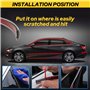DJFOG 1 Bandes Décoratives Chromées - Auto-adhésives & Flexibles, 30mm x 6m, Idéales pour Fenêtres de Véhicules, Protection de C