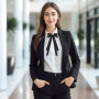 PIMXL 2 Pièces Noeud Papillon Femme, Broche Noeud de Chemise, Perle Noeud Brooch Bowknot Broche Noeud, Soirée Cérémonie Cosplay 
