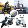 KUBDPQOR 2 Pcs Housse de Siège de Moto Couvre, Housse de Selle Adaptable pour Scooter Moto, Couvre Selle imperméable pour Scoote