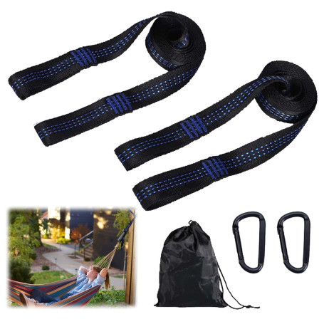Lot de 2 sangles de hamac de 2 m