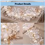 Princesse Blanche Fleur Couvre-Chef Robe De Cheveux De Perle Mariage po
