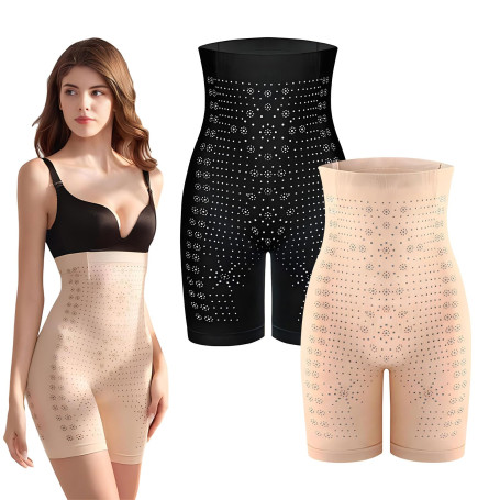 2 Pièces Culottes Sculptantes – Gaine Amincissante Ventre Plat Femme Invisible