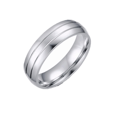 MAGIIE Femme Bague Homme Acier Inoxydable