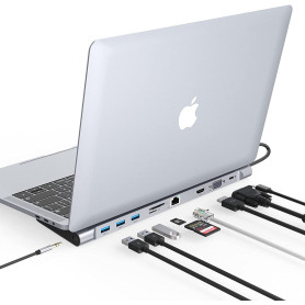 10 en 1 Station d'accueil USB C