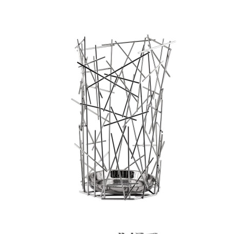 Alessi FC07 Blow Up Porte-Parapluies en Acier Chromé