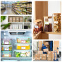 1000 Pièces Étiquettes Autocollantes Congélation Alimentaire, Étiquettes de Congélation 25 x 40 mm, Étiquettes de Date Alimentai