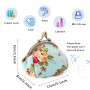 iiSuperb Porte Monnaie Femmes Rétro Wallet Portefeuille Fermoir clic-clac Embrayage Petit Porte-Monnaie Vintage Pochette Toile S