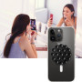 YLUFAC 2pcs Ventouses en Silicone pour Tous Les Modèles de Téléphone, Support d'accessoires de Téléphone Portable Mains Libres A