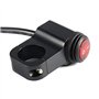 Yosoo 12V 16A Moto Moto étanche lumière Cintre Phare Brouillard Spot On Off (Noir)