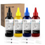 Hellosun Hallosun Lot de 4 recharges d'encre de Sublimation 100 ML pour Sawgrass Virtuoso SG400 SG500 SG800 SG1000 SG400NA SG800
