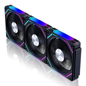 Lumtang Wireless Assembly 360 Ventilateur LED 120 mm Compatible avec Asus Aura